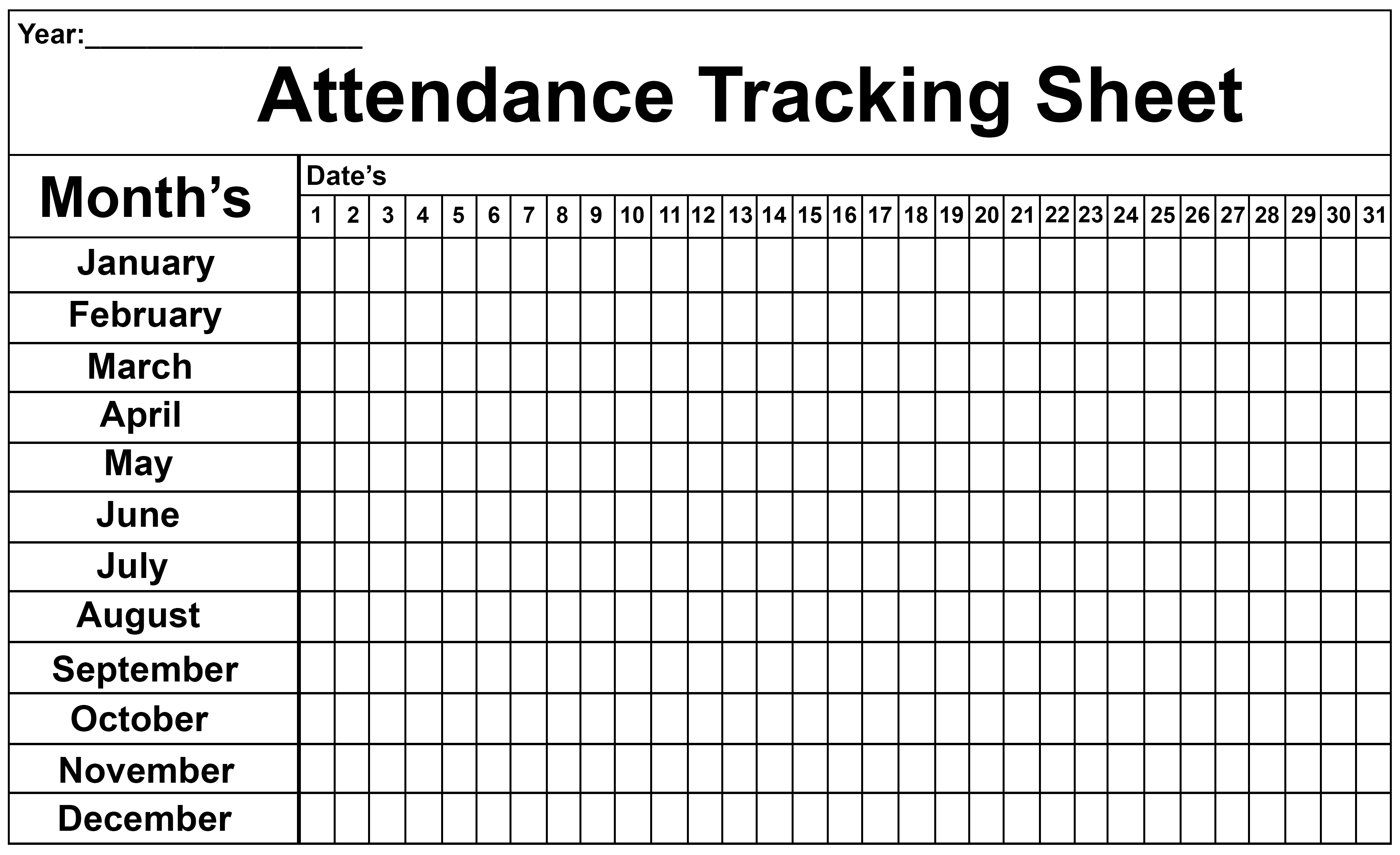 free school attendance tracker